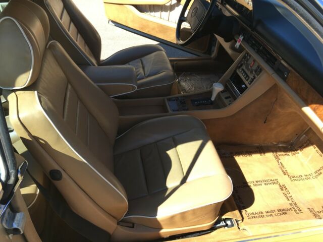 1987 Tan Mercedes-Benz 500-Series Coupe