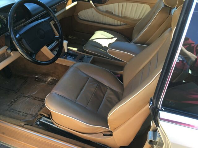 1987 Tan Mercedes-Benz 500-Series Coupe