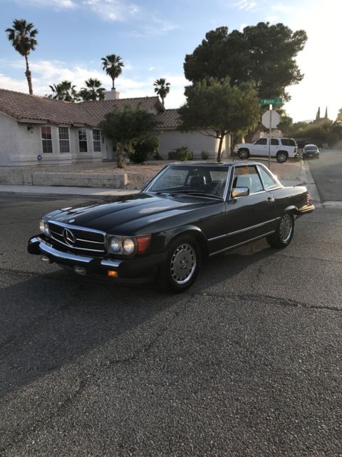1987 Gray Mercedes-Benz SL-Class Convertible