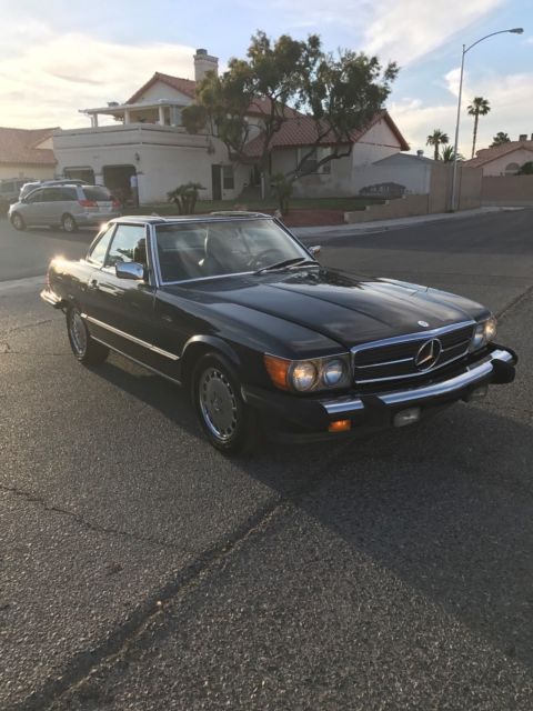 1987 Gray Mercedes-Benz SL-Class Convertible