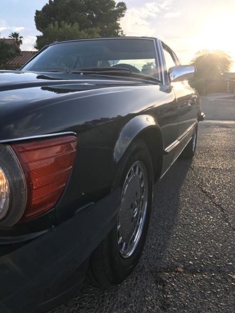 1987 Gray Mercedes-Benz SL-Class Convertible