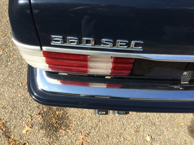 1987 Blue Mercedes-Benz S-Class Coupe