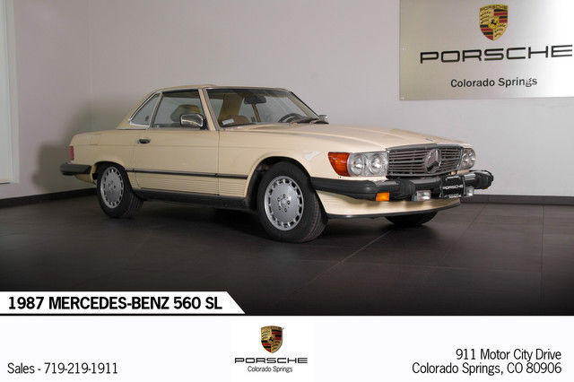 1987 White Mercedes-Benz SL-Class Convertible