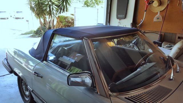 1978 Gray Mercedes-Benz SL-Class Convertible