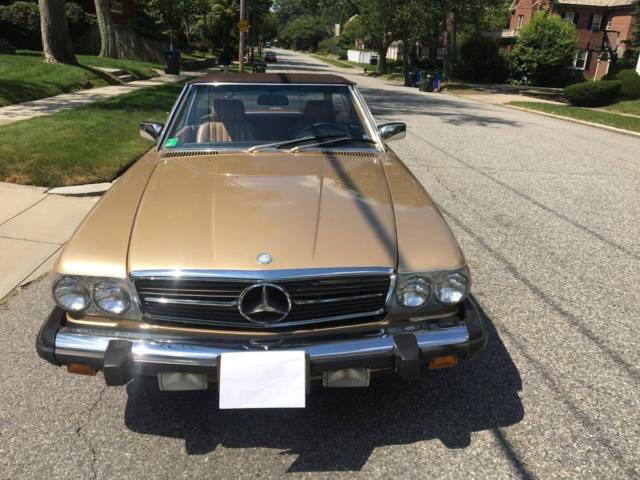 1987 Copper Mercedes-Benz SL-Class Convertible