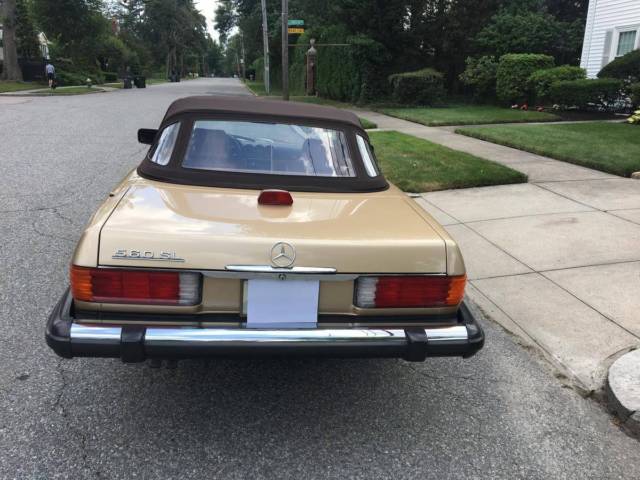 1987 Copper Mercedes-Benz SL-Class Convertible
