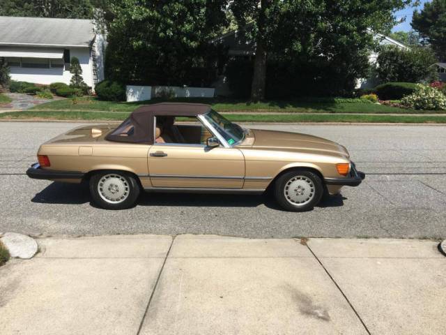 1987 Copper Mercedes-Benz SL-Class Convertible