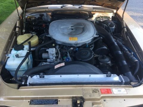 1987 Copper Mercedes-Benz SL-Class Convertible