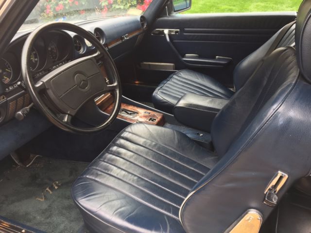 1987 Silver Mercedes-Benz SL-Class Convertible