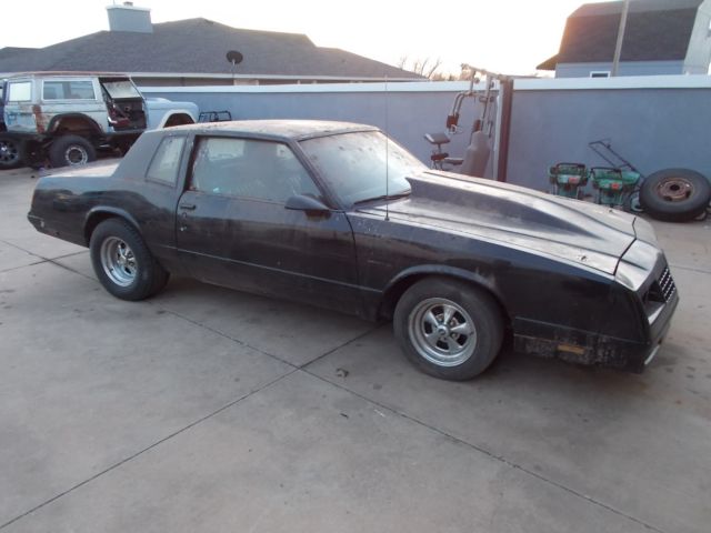 1987 black Chevrolet Monte Carlo Coupe