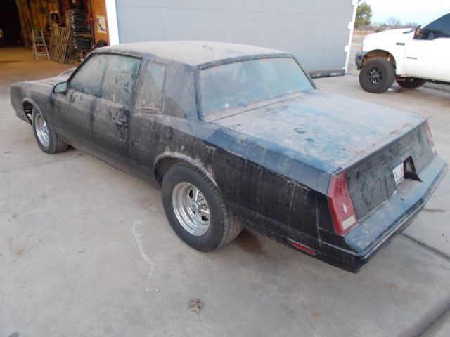1987 black Chevrolet Monte Carlo Coupe