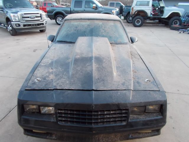 1987 black Chevrolet Monte Carlo Coupe