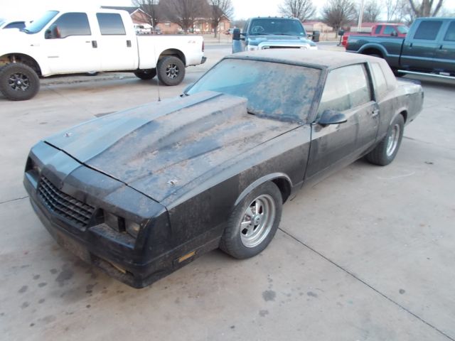 1987 black Chevrolet Monte Carlo Coupe
