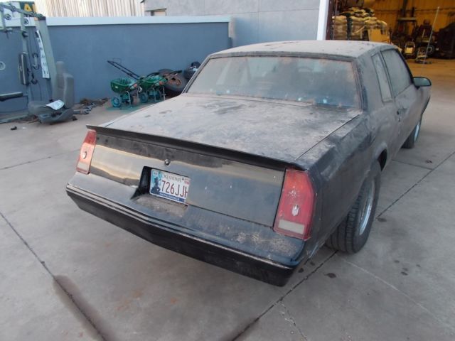 1987 black Chevrolet Monte Carlo Coupe