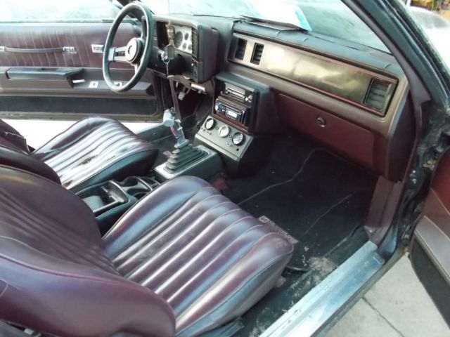 1987 black Chevrolet Monte Carlo Coupe