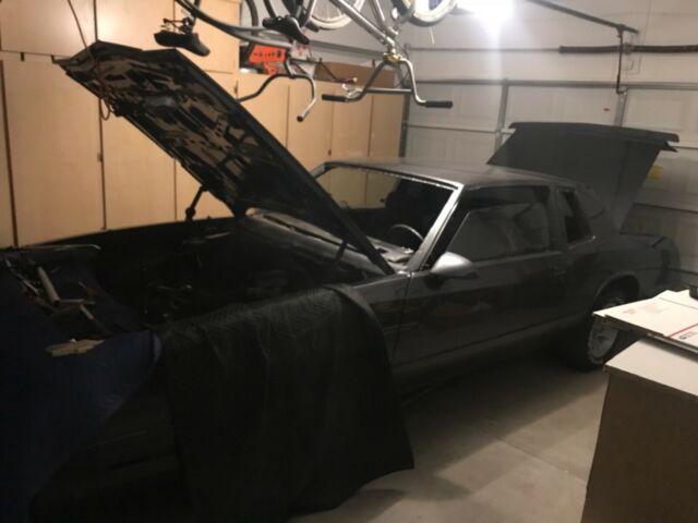 1987 Silver Chevrolet Monte Carlo Coupe