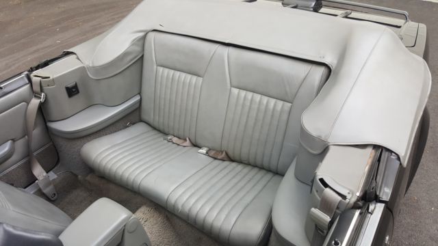 1987 Black Ford Mustang Convertible