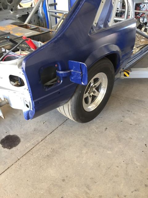 1987 Blue Ford Mustang Coupe