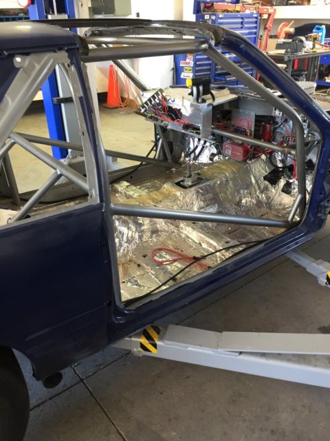 1987 Blue Ford Mustang Coupe