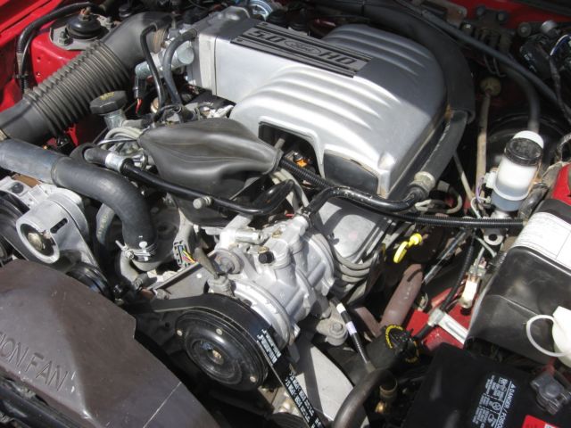 1987 Red Ford Mustang Convertible