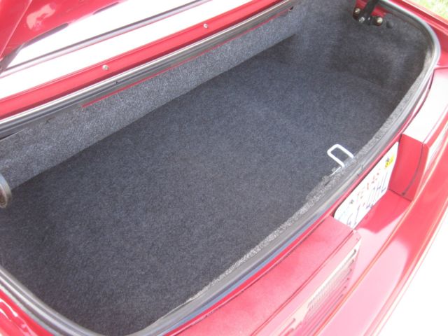 1987 Red Ford Mustang Convertible