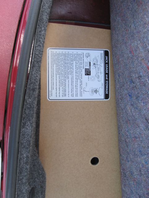 1987 Red Ford Mustang Convertible