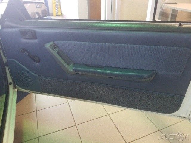 1987 White Ford Mustang Convertible