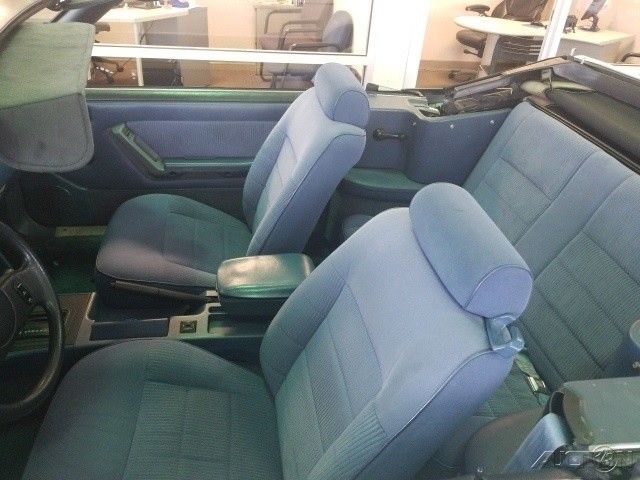 1987 White Ford Mustang Convertible