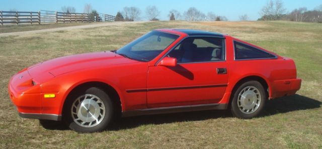 1987 Red Nissan 300ZX Hatchback