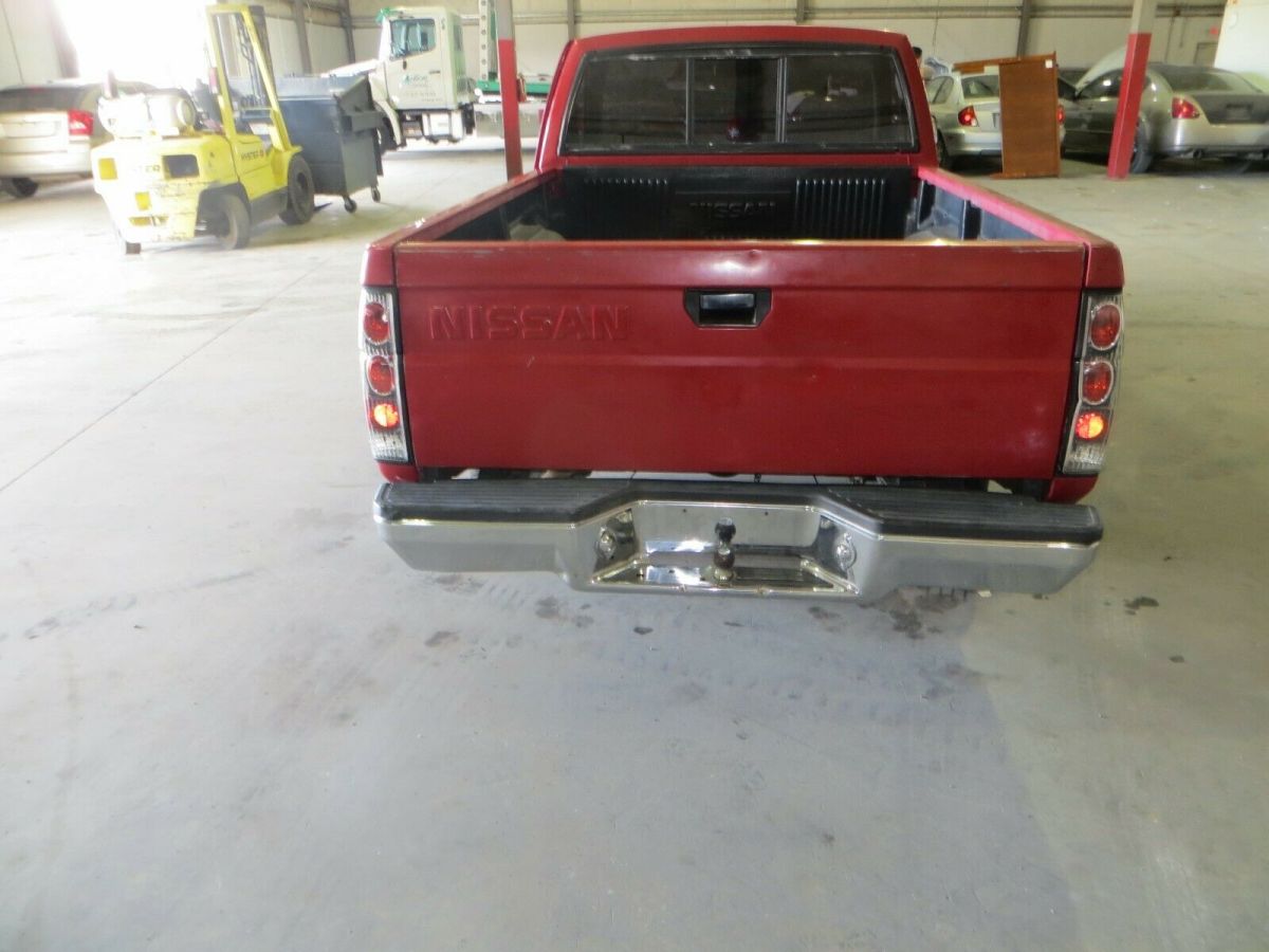 1987 Red Nissan PICK UP Standard Cab Pickup