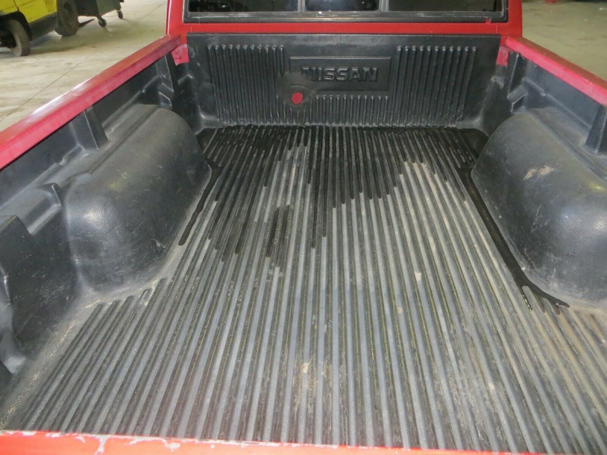 1987 Red Nissan PICK UP Standard Cab Pickup