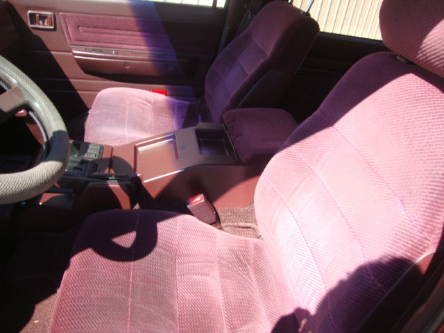 1987 Burgundy WITH SILVER Nissan Other Minivan