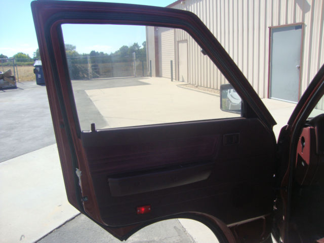 1987 Burgundy WITH SILVER Nissan Other Minivan