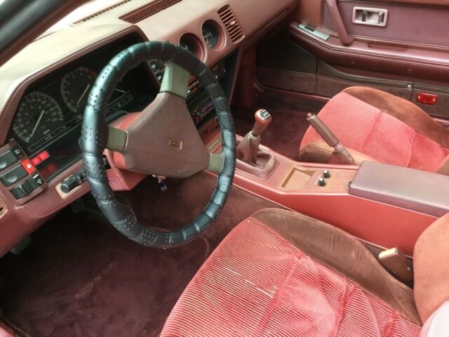 1987 Burgundy Nissan 300ZX Coupe