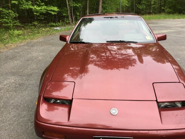 1987 Burgundy Nissan 300ZX Coupe