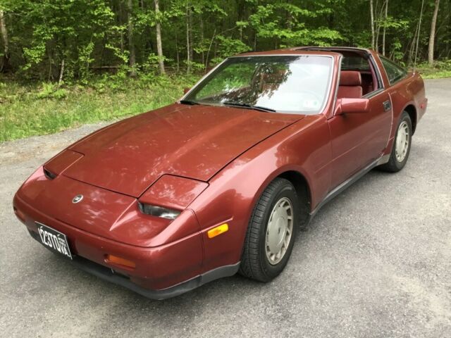 1987 Burgundy Nissan 300ZX Coupe