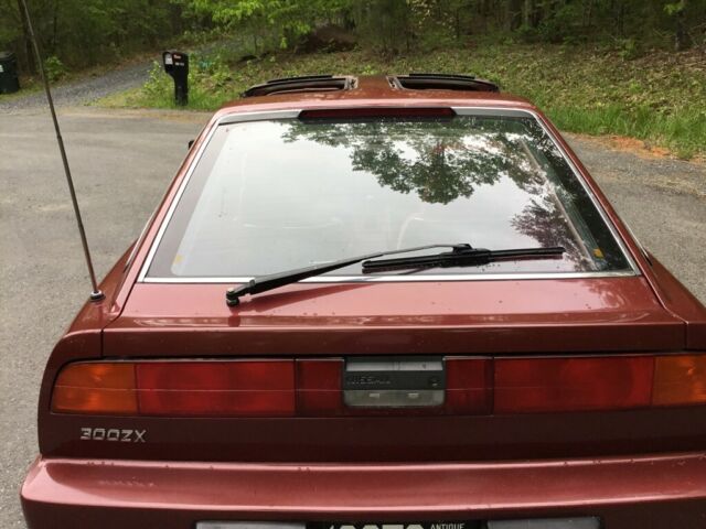 1987 Burgundy Nissan 300ZX Coupe