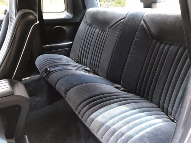 1987 Custom Blue Oldsmobile Cutlass Sedan