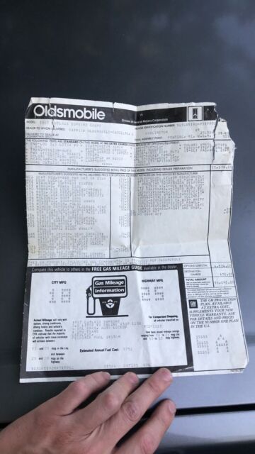 1987 Gray Oldsmobile 442 Coupe