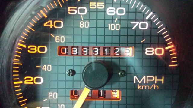 1987 Black Pontiac Firebird Coupe