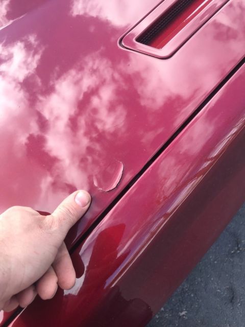 1987 Burgundy Pontiac Firebird Coupe