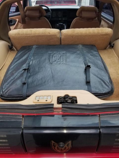 1987 Red Pontiac Trans Am Coupe