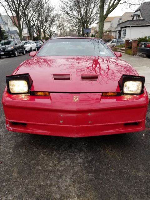 1987 Red Pontiac Trans Am Coupe
