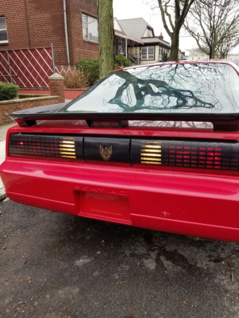 1987 Red Pontiac Trans Am Coupe