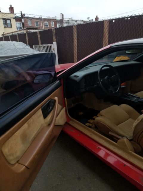 1987 Red Pontiac Trans Am Coupe