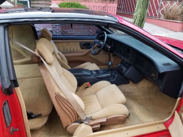 1987 Red Pontiac Trans Am Coupe