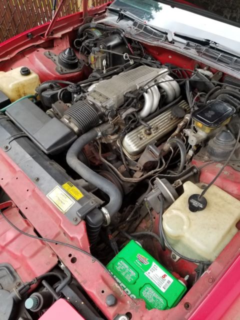 1987 Red Pontiac Trans Am Coupe