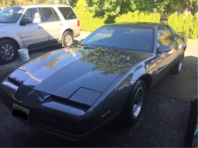 1987 Silver Pontiac Firebird Coupe