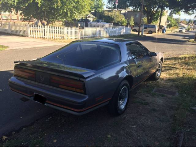 1987 Silver Pontiac Firebird Coupe