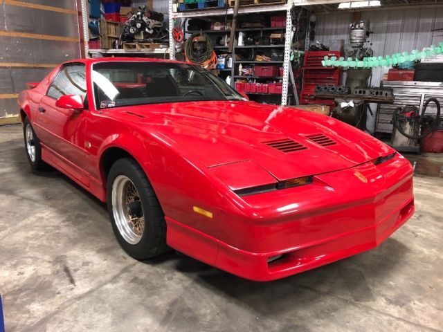 1987 Red Pontiac Trans Am Coupe